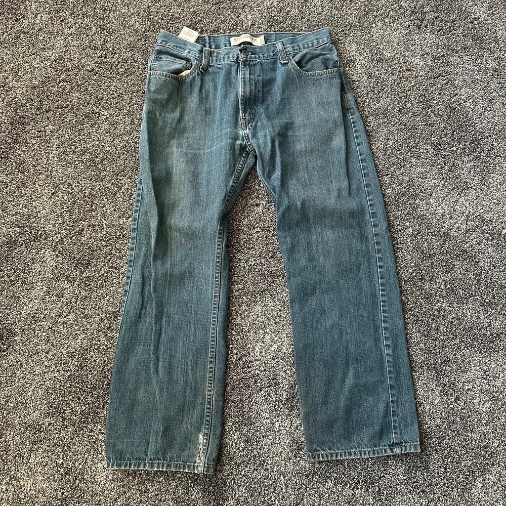 Levi's 505 Jeans Mens 34x30 (Fits 34x28) Blue‎ Denim Straight Leg Y2K Skater